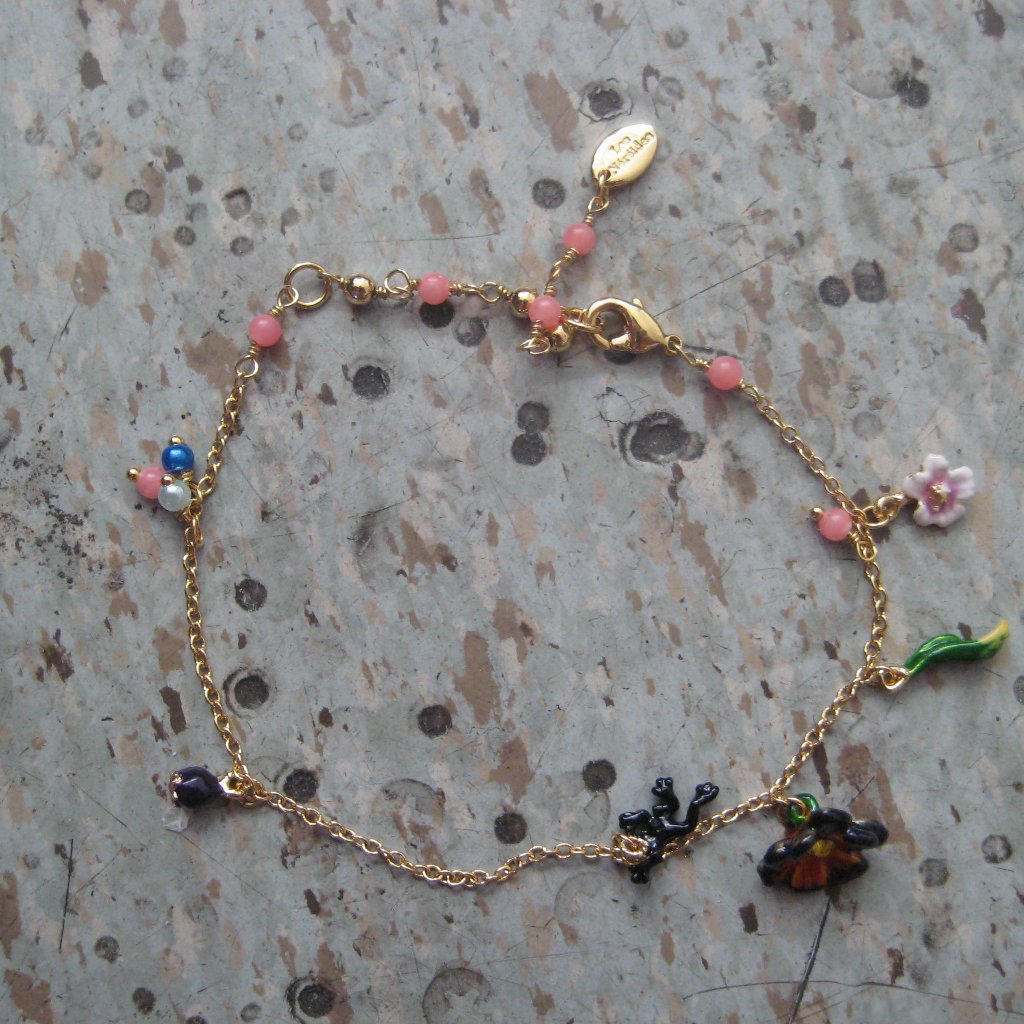 Les Nereides Winter In Giverny Charm Bracelet